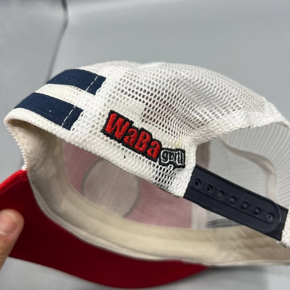 Los Angeles LA Angels MLB Sixth Man Trucker Hat Snap back Cap Red White Men - Picture 7 of 8